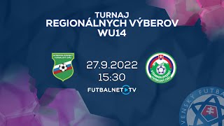 Turnaj Regionálnych Výberov WU14: SsFZ - VsFZ