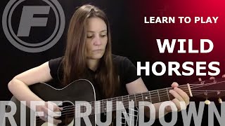Learn To Play Wild Horses (Acoustic) by The Rolling Stones
