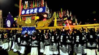 乙島祭り・朝の宮入・２０１４・１０・２６