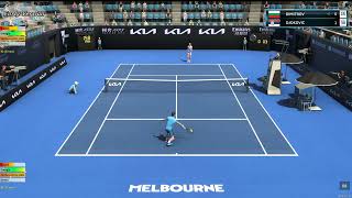 Grigor Dimitrov VS Novak Djokovic | Australian Open 2023 | Tennis Elbow 4 | CPU vs CPU Simulation