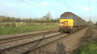 57310,57003, 66430, 37419, 6046 and 66424 on 5Z20, 11:05, Norwich - Carlisle Kingmoor