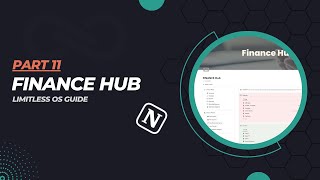 How to Manage Your Finances in Notion using Finance Hub - Limitless OS Template Guide 11