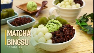 #CookyVN - How to make cool BINGSU MATCHA RED BEANS for summer days - Cooky TV