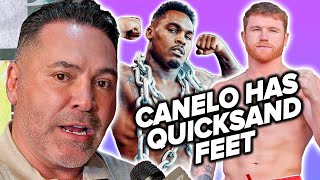 Oscar De La Hoya tells Jermell Charlo to fight like Bivol to beat Canelo! Eyes Crawford for Ortiz!