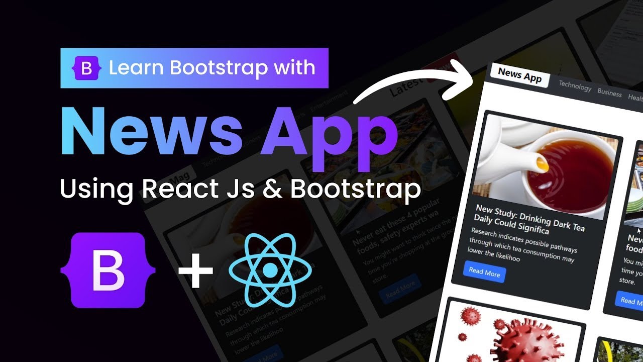 Create News App Using React Js And Bootstrap Learn Bootstrap In React