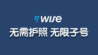 无需护照开通Wise商业版，无限员工账户，无限虚拟卡，用低成本运营一家英国公司