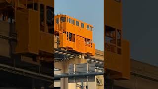 軌道／電線を点検保守する工作車-105号 大阪モノレール 大阪空港駅 #Shorts