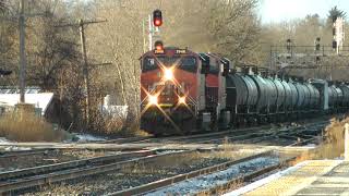 CN Train 368 Eastbound January 6, 2025