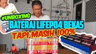 UNBOXING‼️ Baterai LifeP04 Bekas tapi Kualitas masih 100%⁉️