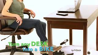 Get Fit With FitDesk's Under Desk Cycle