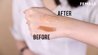 The One Trick To Lighten A Too-Dark Foundation | #FEMALEEXPRESSBEAUTY