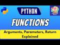 Python Functions for Beginners | Parameters, Arguments & Return Values