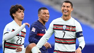 Ronaldo & Mbappe Beautiful Moment - France vs Portugal