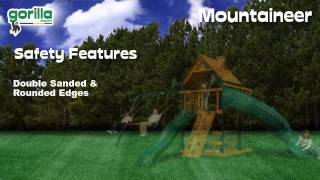 Mountaineer Swing Set by Gorilla Playsets