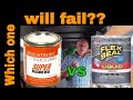 Flex Seal, Turbo Poly Seal, Super Silicone Seal comparison and flexibility and strength test