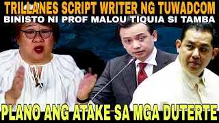 NABISTO SCRIPT WRITER NG TUWADCOM  SI TRILLANES PROF MALOU TIQUIA.