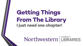 Getting Things From Your Library: Scan and Delivery