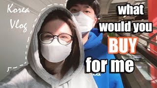 KOREA VLOG. What would you buy for me? Korean mart and shopping 