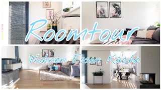 Roomtour Wohnzimmer Küche Esszimmer| Offenes Wohnen| Die Siwuchins