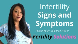 Infertility Signs and Symptoms