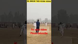 Big Left Arm Bowler then Wasim Akram (sirf platform nhi mila) #youtube #tiktok #shorts #viral