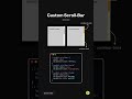 Custom Scroll Bar Using CSS #shorts