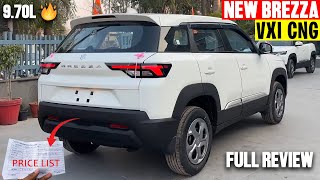 Maruti Brezza Vxi Cng New 2025 🔥 On Road Price | All price List