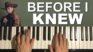 Mason Ramsey - Before I Knew It (Piano Tutorial Lesson)