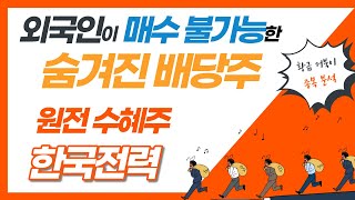 외국인이 매수 불가능한 숨겨진 배당주와 원전 수혜 한국전력 주식 투자 포인트 분석