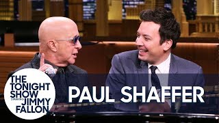 Paul Shaffer Noodles on the Piano While Jimmy Interviews Him About SNL, Letterma