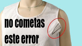 Learn how to correct armhole and neckline in 2 ways