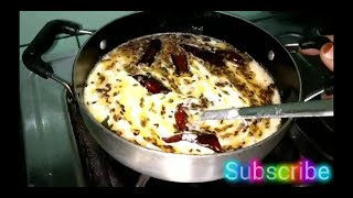 DAHI TADKA // HYDERABADI BAGARA DAHI // EASY DAHI CURRY.