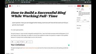 Fixing the Gutenberg Toolbar in WordPress