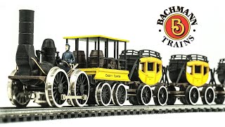 Vintage Bachmann HO-Scale 40-130 The Dewitt Clinton Electric Model Train Set Unboxing \u0026 Review