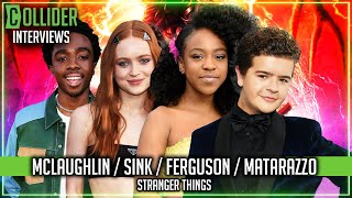 Stranger Things Season 4: Sadie Sink, Gaten Matarazzo, Caleb McLaughlin & Priah Ferguson Interview
