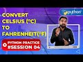 Python Program to Convert Celsius to Fahrenheit | Python Practice 4 | Newtum Solutions