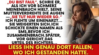 Mein Mann zwang mich zur Arbeit – Die Kamera im Krankenhaus enthüllte die Wahrheit.