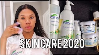 HOW TO USE PORTIA M SKIN CARE SOLUTIONS PRODUCTS STEP BY STEP +SKIN CARE ROUTINE |SA YOUTUBER