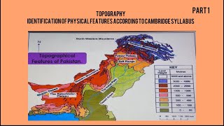 Topography  Cambridge and edexcel Part 1 location of physical features