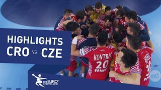 Highlights | Croatia vs Czech Republic | Men's EHF EURO 2018