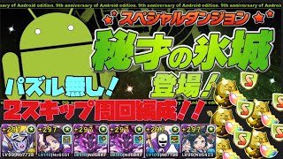 【パズドラ】秘才の氷城　周回編成