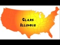 How to Say or Pronounce USA Cities — Clare, Illinois