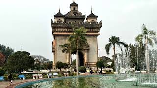 ประตูชัย หรือปะตูไซ (ลาว: ປະຕູໄຊ; )เวียงจันทร์  triumphal arch at Laos People's Democratic Republic.