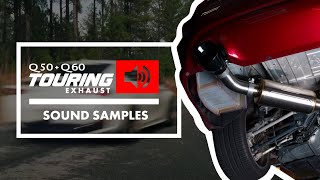 Z1 Q50/Q60 Touring Exhaust Sound Sample