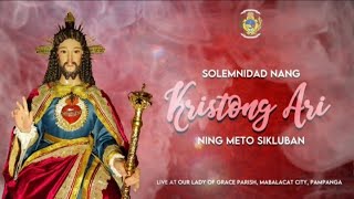 LIVE:Solemnidad nang Kristong Ari ning Meto Sikluban | Nobyembre 22, 2020 | 5:00 PM Mass