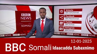 BBC Somali Radio Idaacadda Subaxnimo  12-01-2025 #somalia