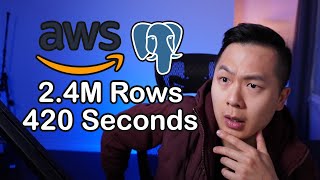 Debugging performance issue with 2.4M records on AWS RDS Postgres