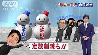 定数削減どうするの　安倍総理の一声で自民混乱(16/02/09)