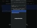 Dictionary Comprehension IN Python Explained IN 1 Min  #codingtips #python #programming