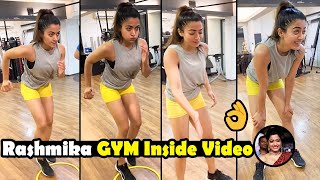 Rashmika Mandanna Latest GYM Workout Video | Rashmika Mandanna Latest Video | Telugu Varthalu